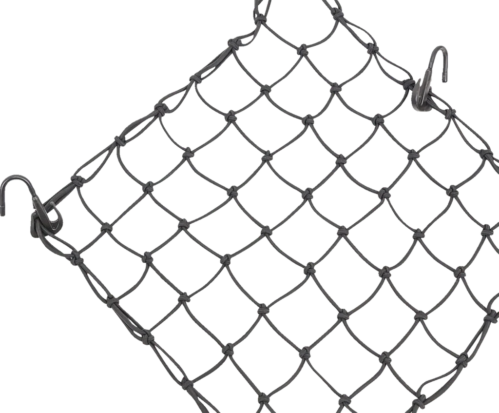 Moose Offroad Cargo Net - Adjustable - 15" x 15" - Black 50152-NM - Side View