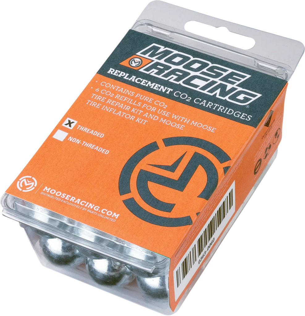 Moose Offroad Cartridge - 16 Gauge Thread - CO2 0363-0060 - Side View