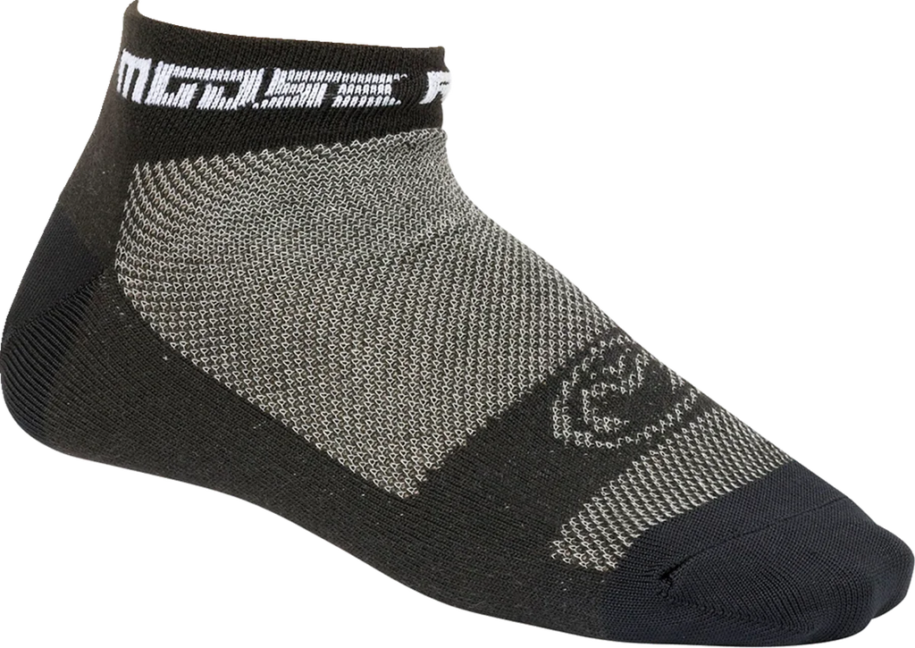 Moose Offroad Casual Low Socks - Black/Gray - S/M 34310788 - Main Product View
