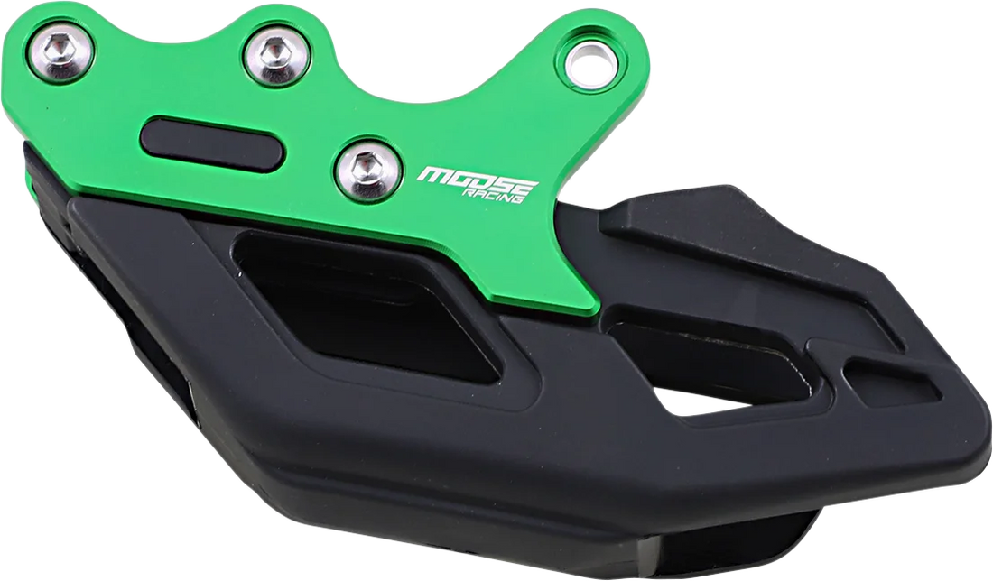 Moose Offroad Chain Guide - Green G32-2302BGN fits Kawasaki - Side View