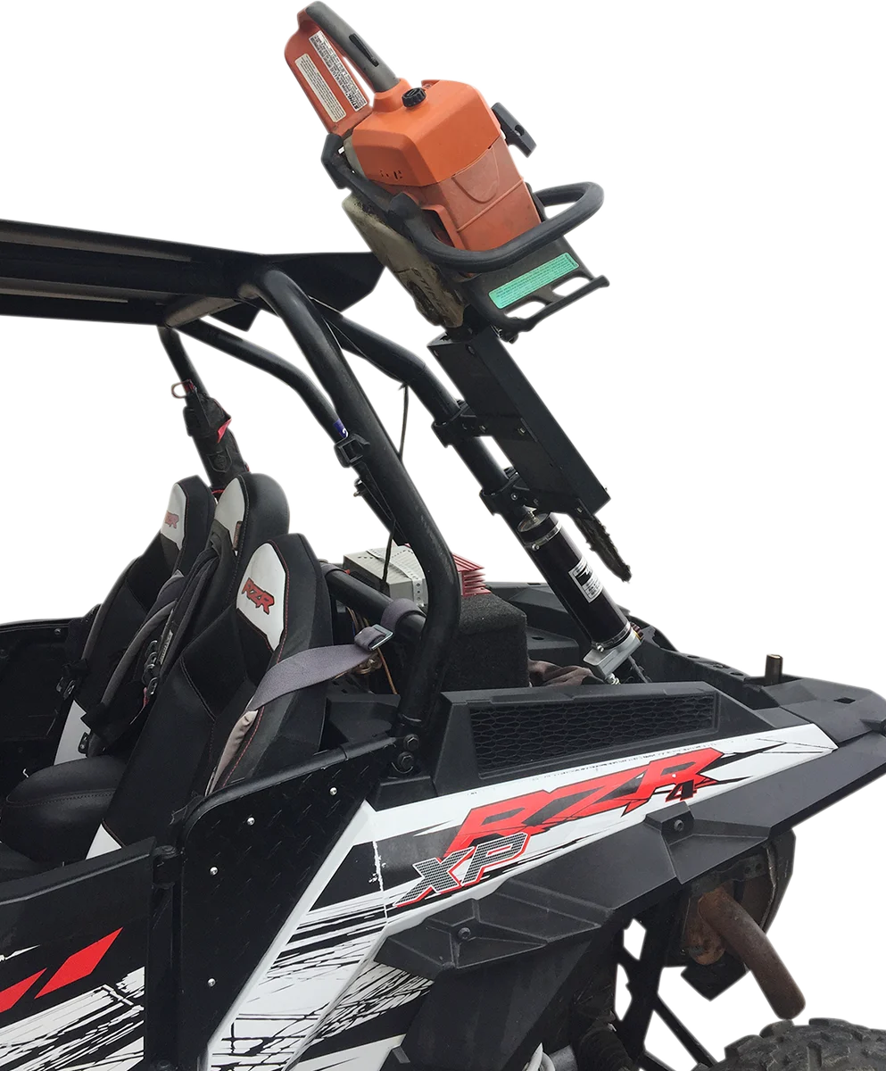 Moose Offroad Chainsaw Mount - Roll Bar RC-3012 - Back View
