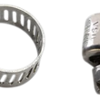 Load image into Gallery viewer, Moose Offroad Clamp Hose - Stainless Steel - 26-51 mm - 4-Pack 114-6424 - Side View