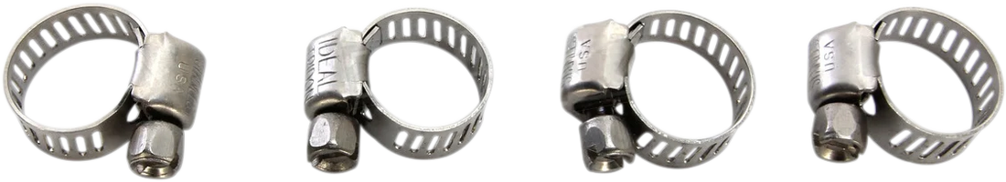 Moose Offroad Clamp Hose - Stainless Steel - 26-51 mm - 4-Pack 114-6424 - Side View