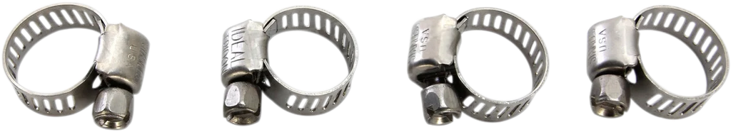 Moose Offroad Clamp Hose - Stainless Steel - 6-16 mm - 4-Pack 114-6404 - Main Product View