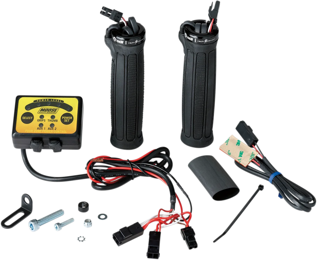 Moose Offroad Clamp-On Quad Zone Heated Grip Kit for ATVs 215072 - Main Product View
