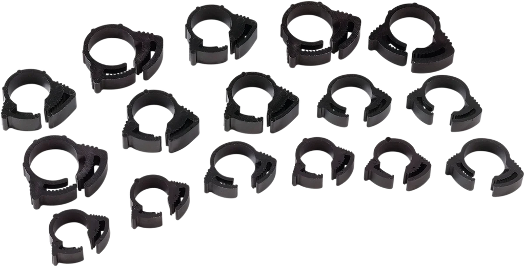 Moose Offroad Clamps - Ratchet - Nylon - 100-Piece 111-2120 - Side View