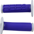 Load image into Gallery viewer, Moose Offroad Comp Diamond Half Waffle Grips - Blue 1MG2315-UEM - Main Product View