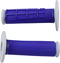Load image into Gallery viewer, Moose Offroad Comp Diamond Half Waffle Grips - Blue 1MG2315-UEM - Main Product View