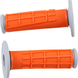 Load image into Gallery viewer, Moose Offroad Comp Diamond Half Waffle Grips - Orange 1MG2315-VEM - Main Product View