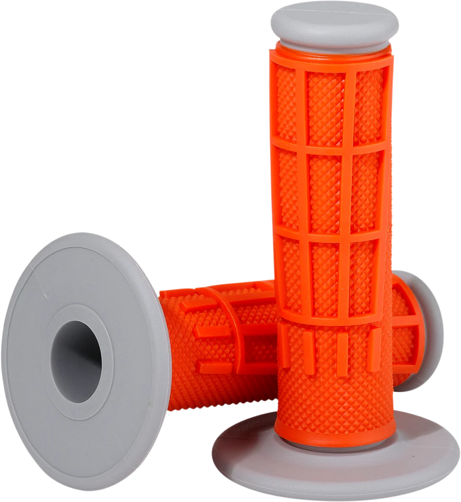 Moose Offroad Comp Diamond Half Waffle Grips - Orange 1MG2315-VEM - Side View