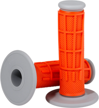 Load image into Gallery viewer, Moose Offroad Comp Diamond Half Waffle Grips - Orange 1MG2315-VEM - Side View