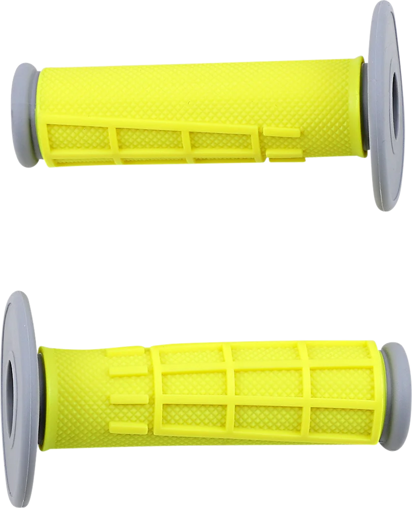 Moose Offroad Comp Diamond Half Waffle Grips - Yellow 1MG2315-YEM - Main Product View