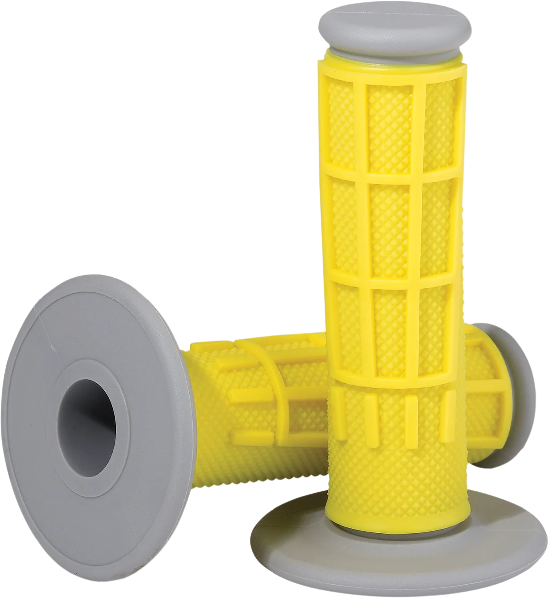 Moose Offroad Comp Diamond Half Waffle Grips - Yellow 1MG2315-YEM - Side View