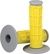 Load image into Gallery viewer, Moose Offroad Comp Diamond Half Waffle Grips - Yellow 1MG2315-YEM - Side View