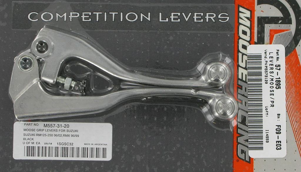 Moose Offroad Competition Lever Set - Black 1SGSC32 - Side View