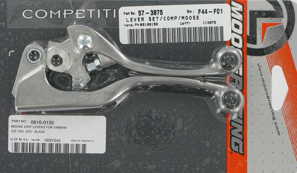 Moose Offroad Competition Lever Set - Black 1SGYG42 - Side View