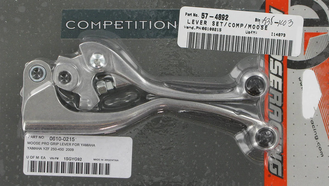 Moose Offroad Competition Lever Set - Black 1SGYG92 - Side View
