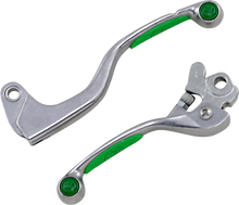 Load image into Gallery viewer, Moose Offroad Competition Lever Set - Green 1SGWF39 - Main Product View