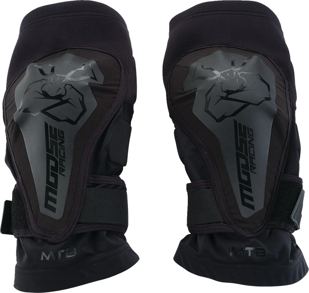 Moose Offroad Compression Knee Guards - Black - M/L 2704-0749 - Main Product View