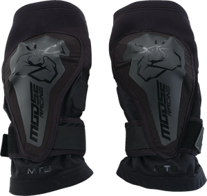 Moose Offroad Compression Knee Guards - Black - M/L 2704-0749 - Main Product View