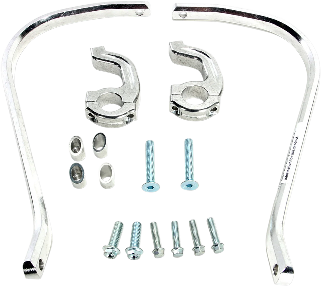 Moose Offroad Contour Handguards - 1-1/8" - Silver 50-5214S - Main Product View