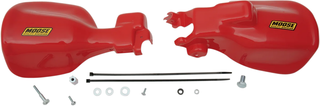 Moose Offroad Contoured Handguards - Black CMU59458-0 fits Honda - Side View