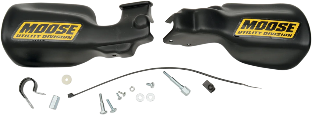 Moose Offroad Contoured Handguards - Black CMU59468-20 fits Honda - Main Product View