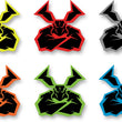 Load image into Gallery viewer, Moose Offroad Decal - S18 - Agroid - 6 Pack 4320-2023 - Main Product View