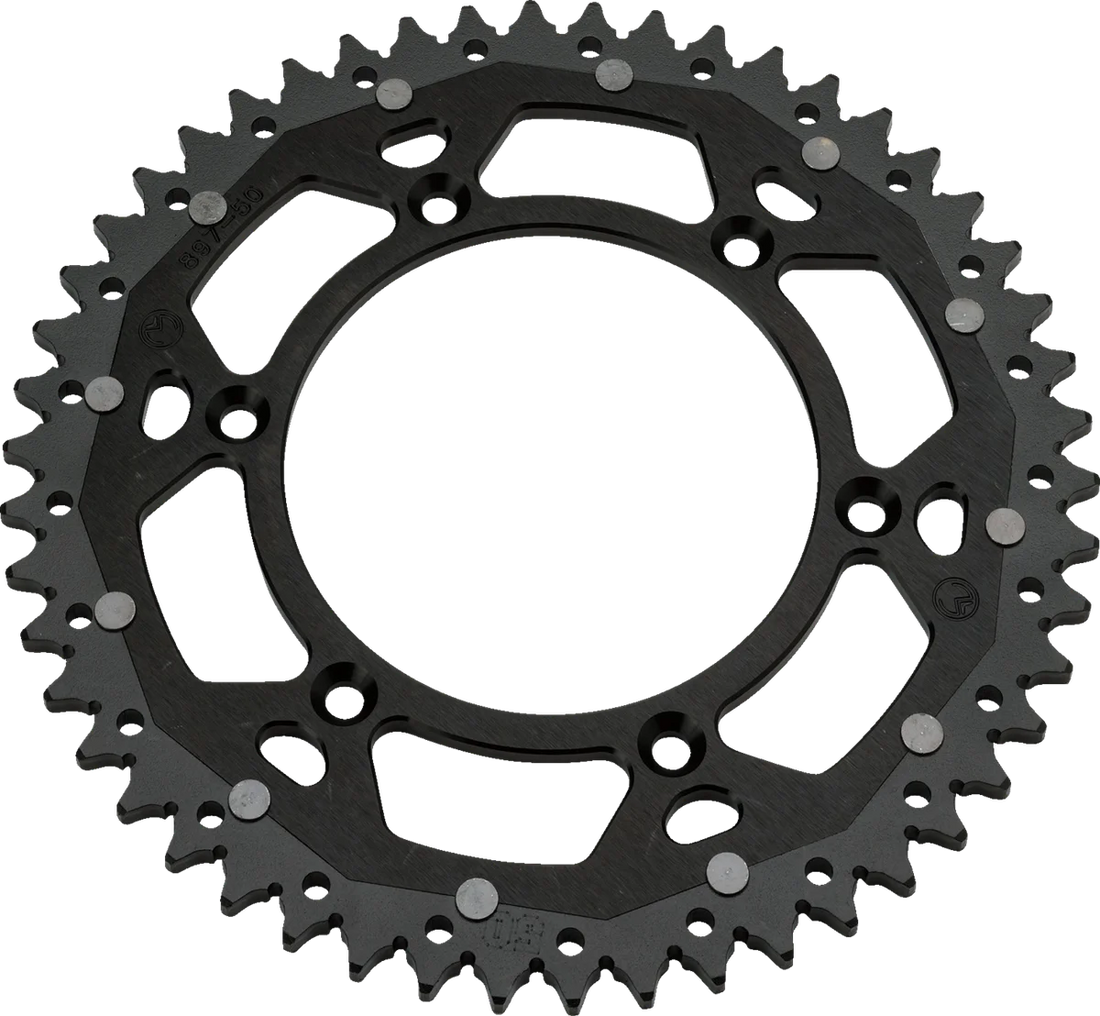 Moose Offroad Dual Sprocket - 52 Tooth - Black 1210-460-52-10X fits Suzuki - Side View