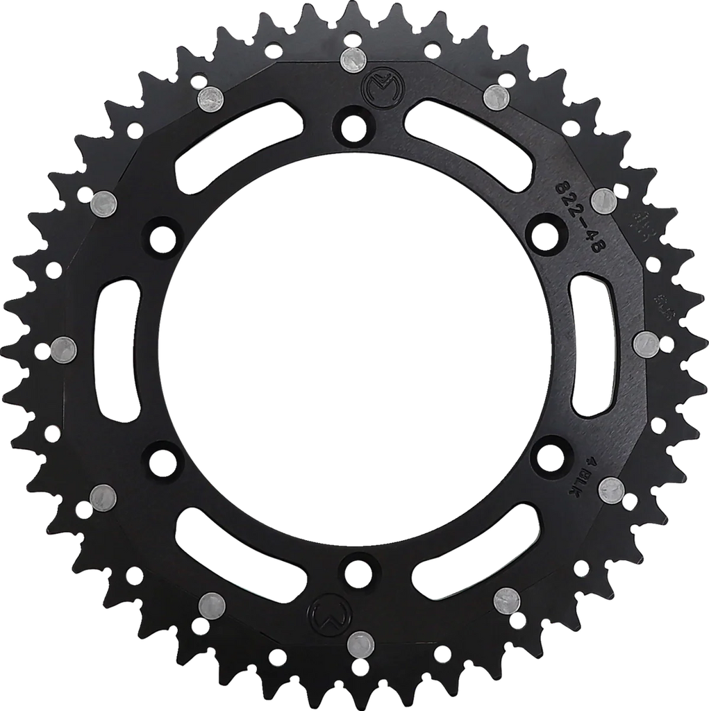 Moose Offroad Dual Sprocket - Black - 48 Tooth 1210-822-48-10X - Main Product View