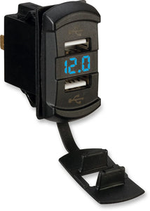 Moose Offroad Dual USB Charger with Voltage Monitor USB-DVM - Main Product View