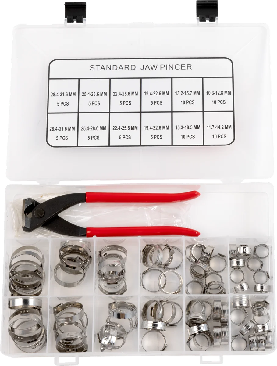 Moose Offroad Ear Clamp with Jaw Pincer - Assortment - Kit T03-6243K - Side View
