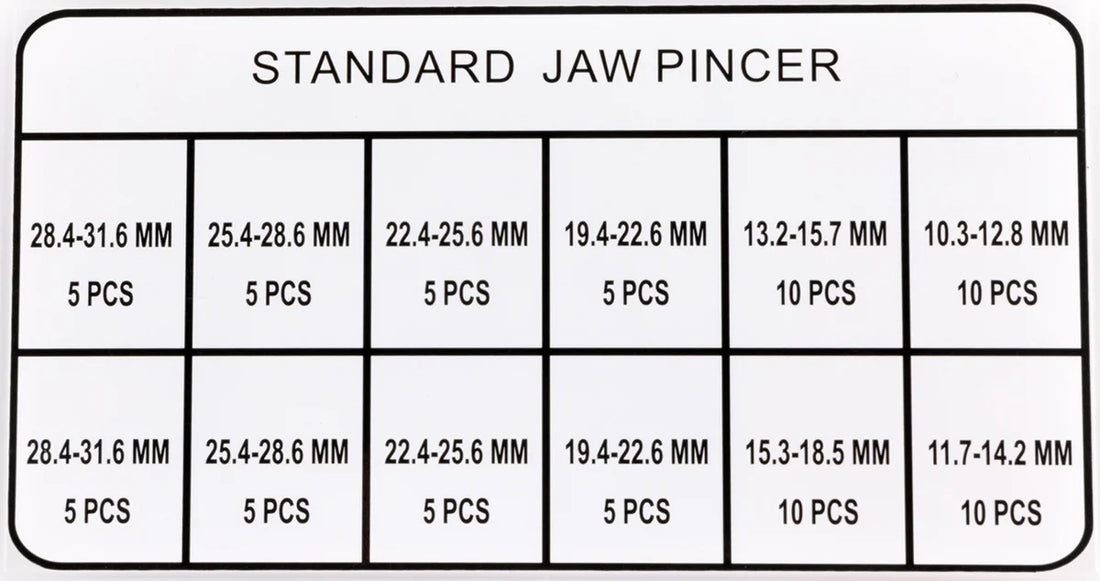 Moose Offroad Ear Clamp with Jaw Pincer - Assortment - Kit T03-6243K - Installation View