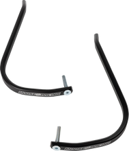 Load image into Gallery viewer, Moose Offroad Evo 2 Black Debris Deflectors with Tapered Clamp Set 50-5218B - Main Product View