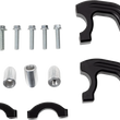 Load image into Gallery viewer, Moose Offroad Evo 2 Black Debris Deflectors with Tapered Clamp Set 50-5218B - Side View