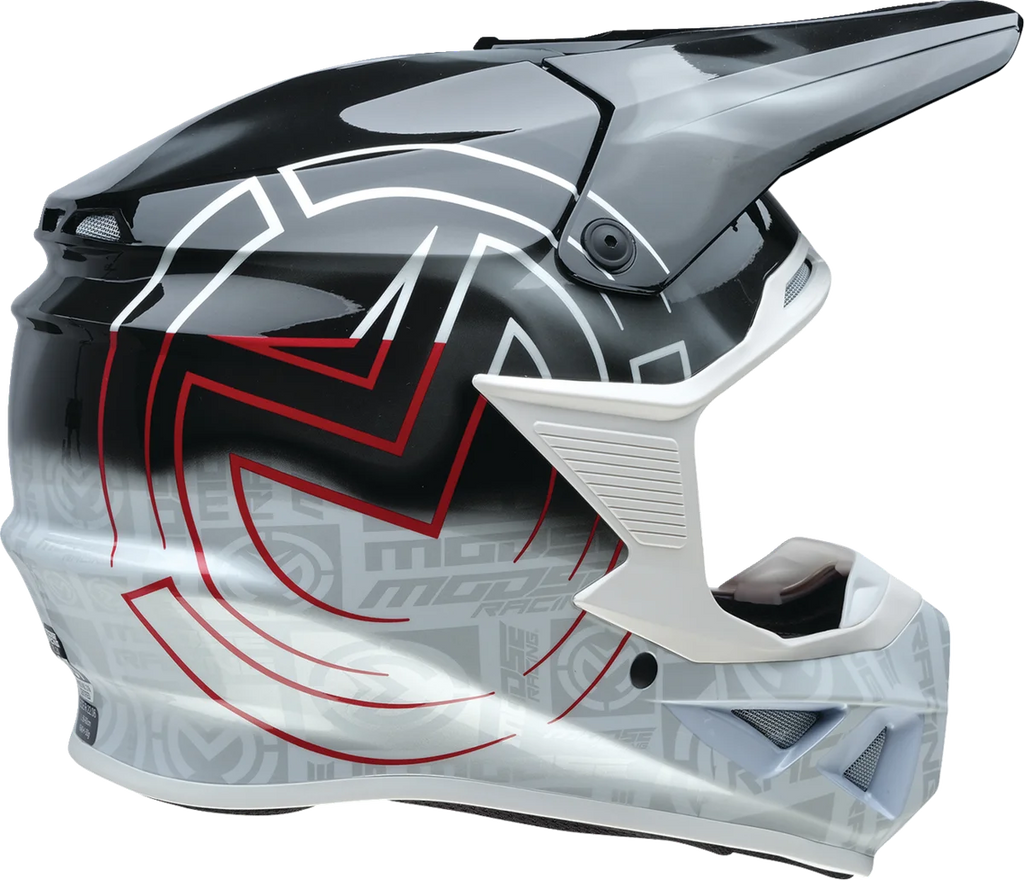 Moose Offroad F.I. 2.0 Helmet - Deceit - MIPS® - Black/Red - Medium 0110-7991 - Installation View