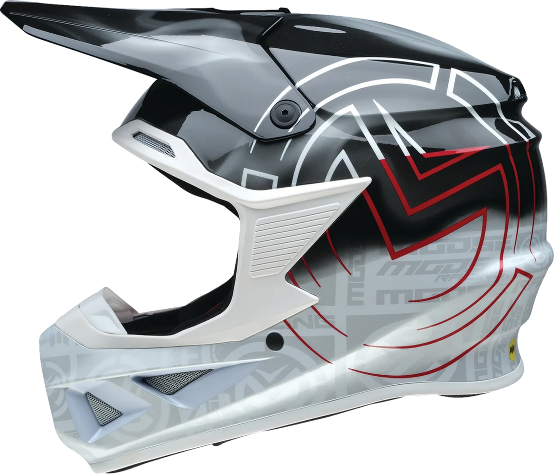 Moose Offroad F.I. 2.0 Helmet - Deceit - MIPS® - Black/Red - XL 0110-7993 - Side View
