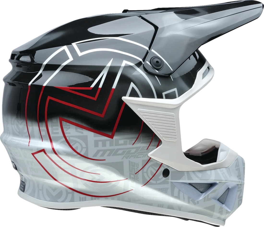 Moose Offroad F.I. 2.0 Helmet - Deceit - MIPS® - Black/Red - XL 0110-7993 - Installation View