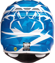 Load image into Gallery viewer, Moose Offroad F.I. Helmet - Agroid Camo - MIPS® - Blue/White - Small 0110-7767 - Back View
