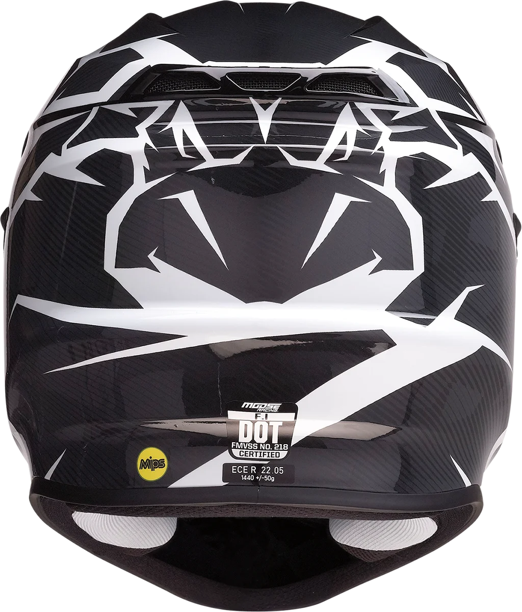 Moose Offroad F.I. Helmet - Agroid Camo - MIPS® - Gray/Black - Large 0110-7776 - Side View