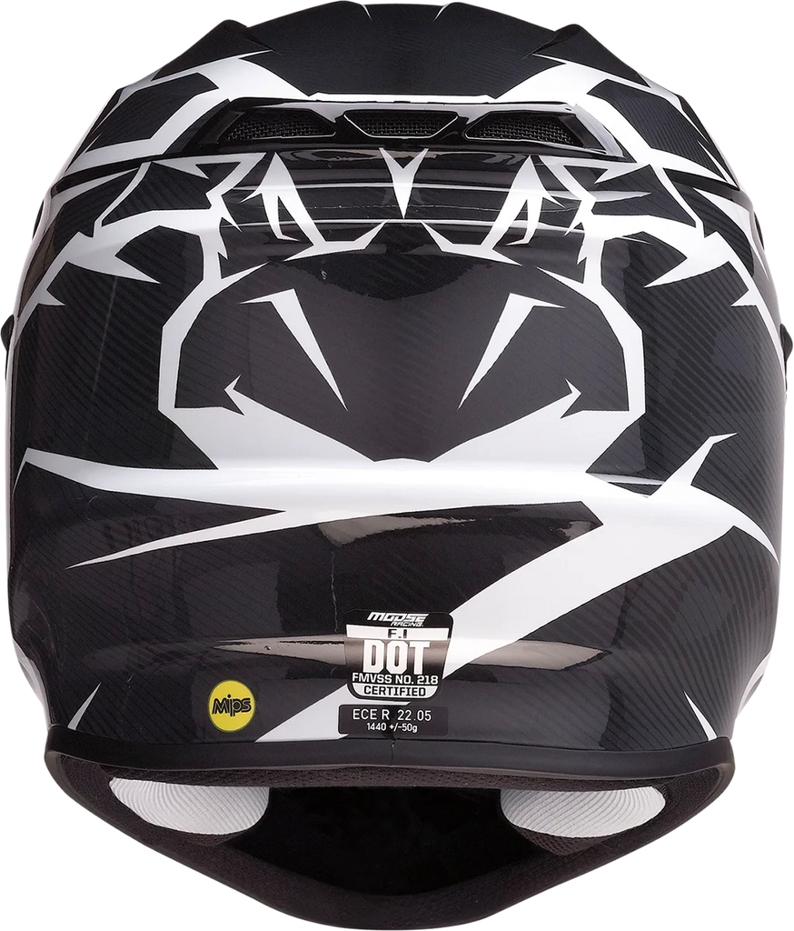 Moose Offroad F.I. Helmet - Agroid Camo - MIPS® - Gray/Black - Medium 0110-7775 - Side View