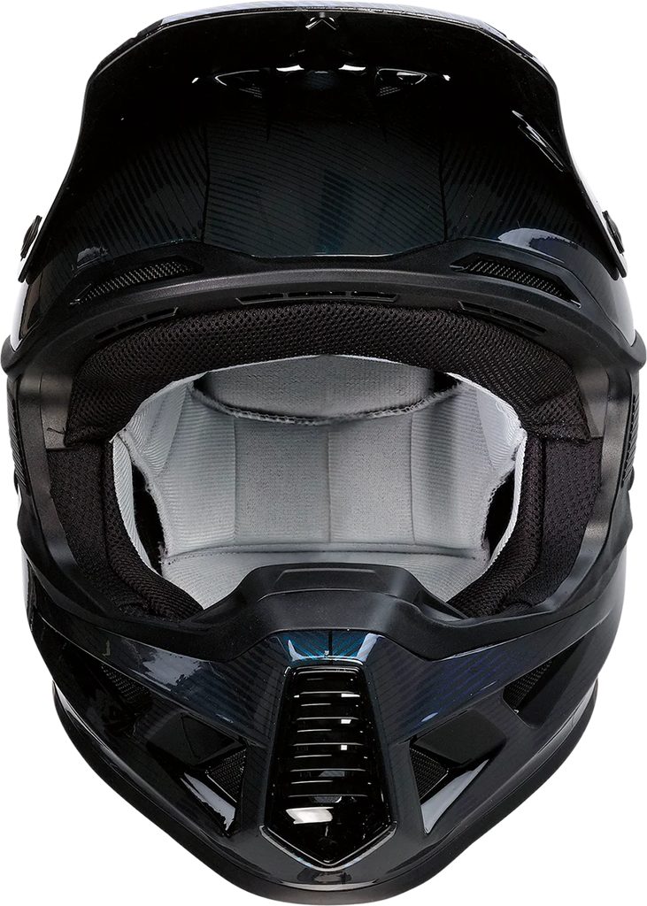 Moose Offroad F.I. Helmet - Agroid Camo - MIPS® - Iridescent Blue - Medium 0110-7754 - Back View
