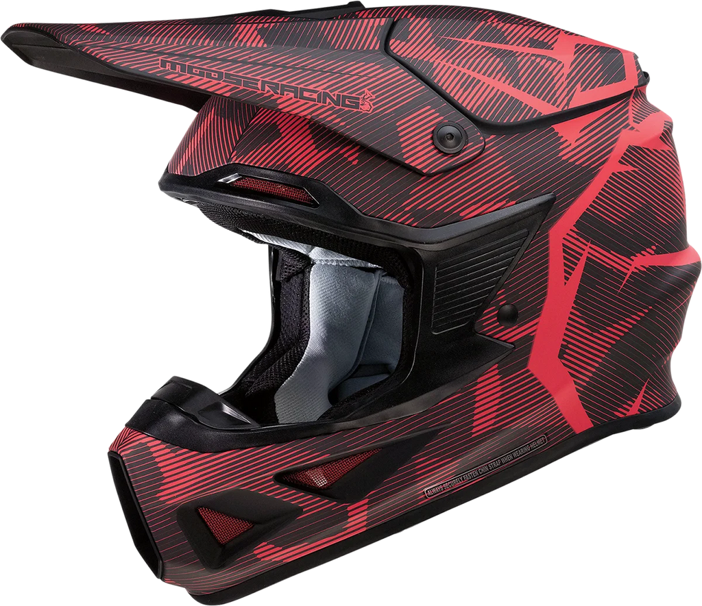 Moose Offroad F.I. Helmet - Agroid Camo - MIPS® - Red/Black - Medium 0110-7761 - Main Product View