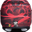 Load image into Gallery viewer, Moose Offroad F.I. Helmet - Agroid Camo - MIPS® - Red/Black - Small 0110-7760 - Back View