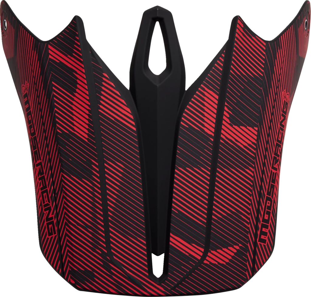 Moose Offroad F.I. MIPS® Visor Kit - Agroid Camo - Red/Black 0132-1577 - Main Product View