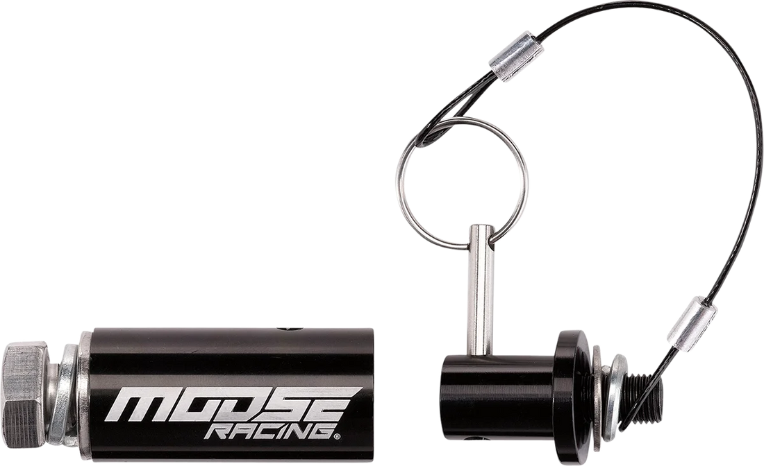 Moose Offroad Flag Mount Quick Release - Black PU-QD-BLK - Side View