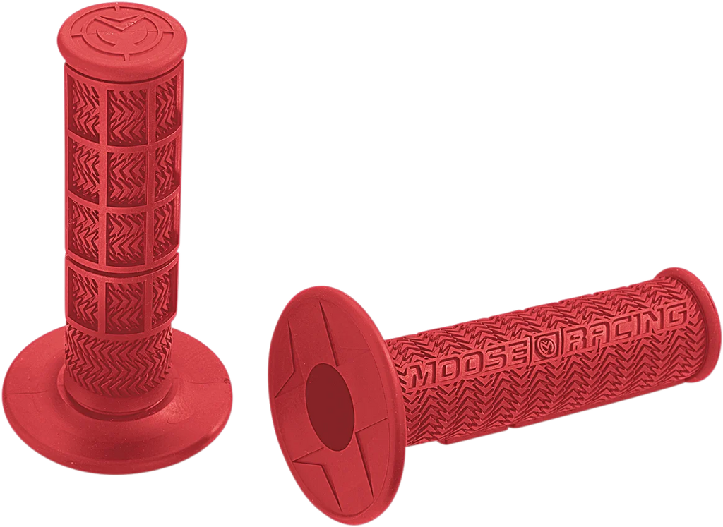 Moose Offroad Flange Style Stealth MX Grips - Red B01MXR - Main Product View