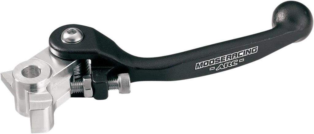 Moose Offroad Flex Brake Lever by ARC - Red BR-703 - Side View