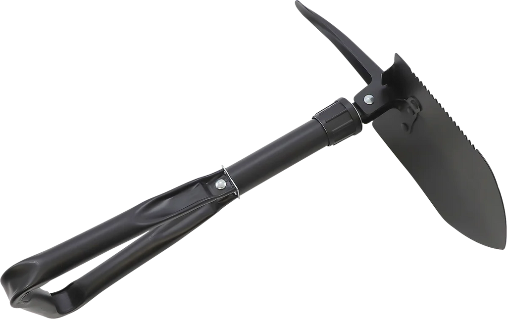 Moose Offroad Foldable Shovel - Black O15-7013 - Side View