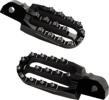 Load image into Gallery viewer, Moose Offroad Foot Pegs - Black - Passenger M80-550 - Main Product View